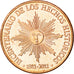 URUGUAY, 50 Pesos Uruguayos, 2011, KM #139, MS(63), Copper Plated Steel, 28,...