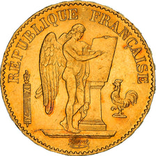 Munten, Frankrijk, Génie, 20 Francs, 1876, Paris, PR, Goud, KM:825
