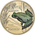 Austria, 3 Euro, The Frog, 2018, Colourized, MS(65-70), Copper-nickel