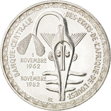 Stati dell'Africa occidentale, 5000 Francs, 1982, SPL, Argento, KM:11