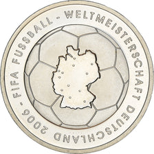 ALEMANHA - REPÚBLICA FEDERAL, 10 Euro, FIFA 2006 World Cup, 2003, Karlsruhe