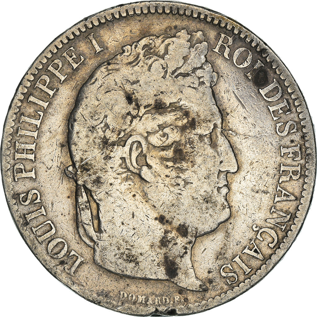 Moneta, Francia, Louis-Philippe, 5 Francs, 1831, Bayonne, B+, Argento, KM:745.8