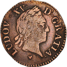 Münze, Frankreich, Louis XV, Liard, 1773, Strasbourg, S, Kupfer, Gadoury:272