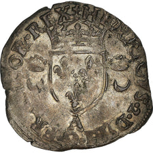 Munten, Frankrijk, Henri II, Douzain aux croissants, 1551, Paris, ZF, Billon