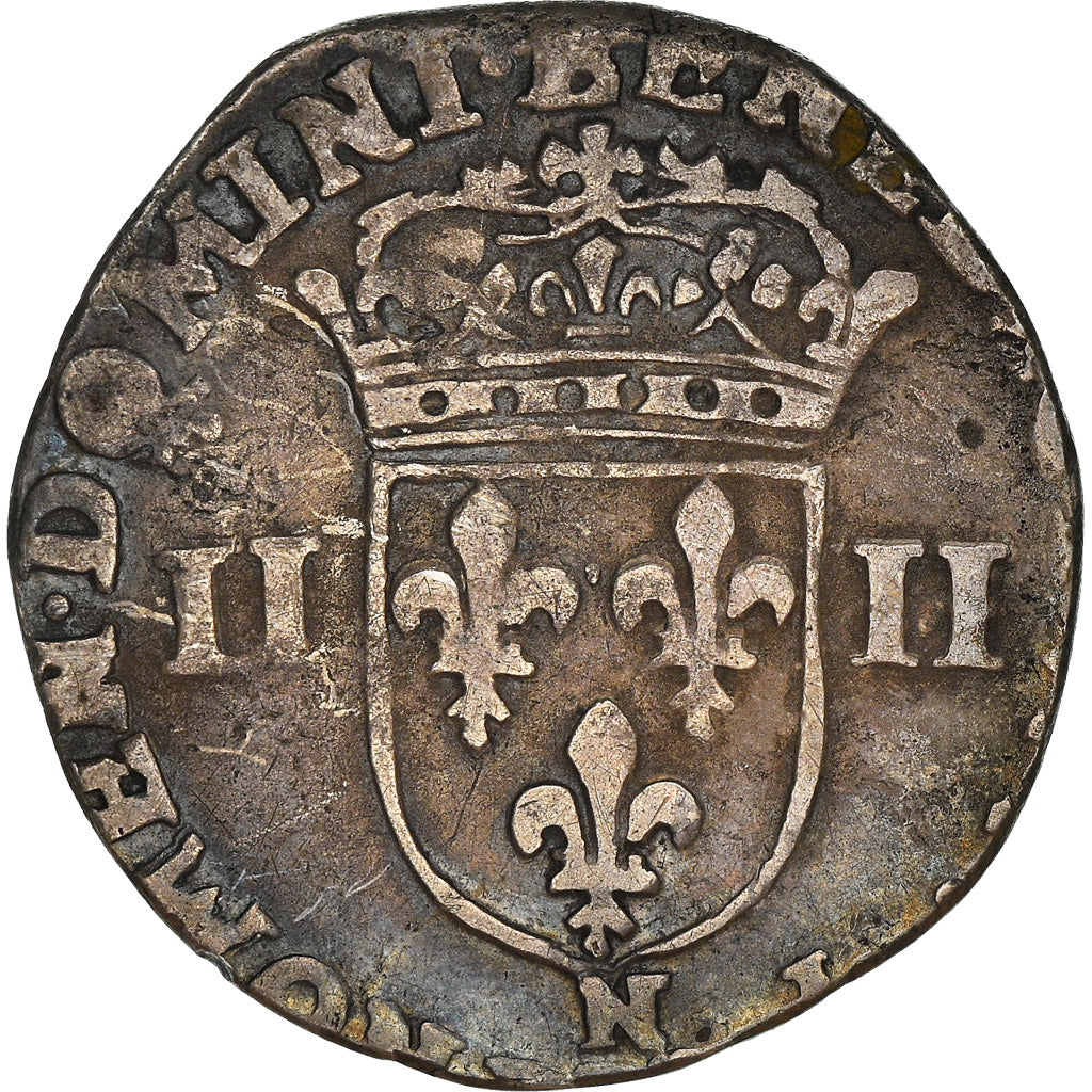 Coin, France, Henri IV, 1/4 Ecu, 1603, Montpellier, VF(30-35), Silver