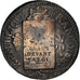 Monnaie, France, Sol aux Balances, 1793, Strasbourg, TB, Bronze, Gadoury:19