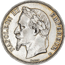 Coin, France, Napoleon III, 5 Francs, 1868, Strasbourg, VF(30-35), Silver