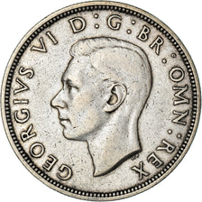 Moneda, Gran Bretaña, George VI, 1/2 Crown, 1939, MBC, Plata, KM:856