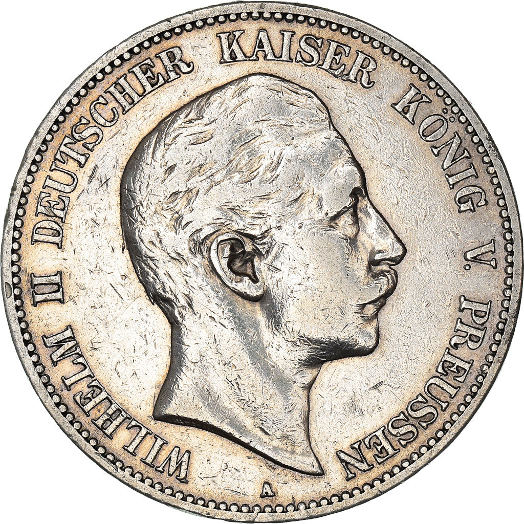 Coin, German States, PRUSSIA, Wilhelm II, 5 Mark, 1903, Berlin, EF(40-45)
