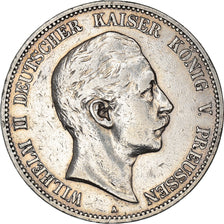 Coin, German States, PRUSSIA, Wilhelm II, 5 Mark, 1903, Berlin, EF(40-45)