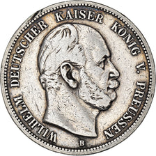 Münze, Deutsch Staaten, PRUSSIA, Wilhelm I, 5 Mark, 1876, Hannover, S, Silber