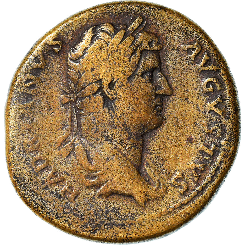 Coin, Hadrian, Sestertius, 129-130, Rome, VF(30-35), Bronze, RIC:1214-1228