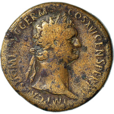 Coin, Domitian, Sestertius, 92-94, Rome, VF(20-25), Bronze, RIC:751
