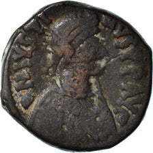 Coin, Justin I, Follis, 518-527, Constantinople, VF(20-25), Copper, Sear:62