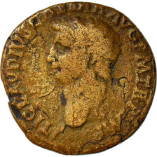 Coin, Claudius, Dupondius, 41-50, Rome, VF(30-35), Bronze, RIC:94