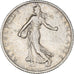 Moneta, Francja, Semeuse, Franc, 1912, Paris, EF(40-45), Srebro, KM:844.1