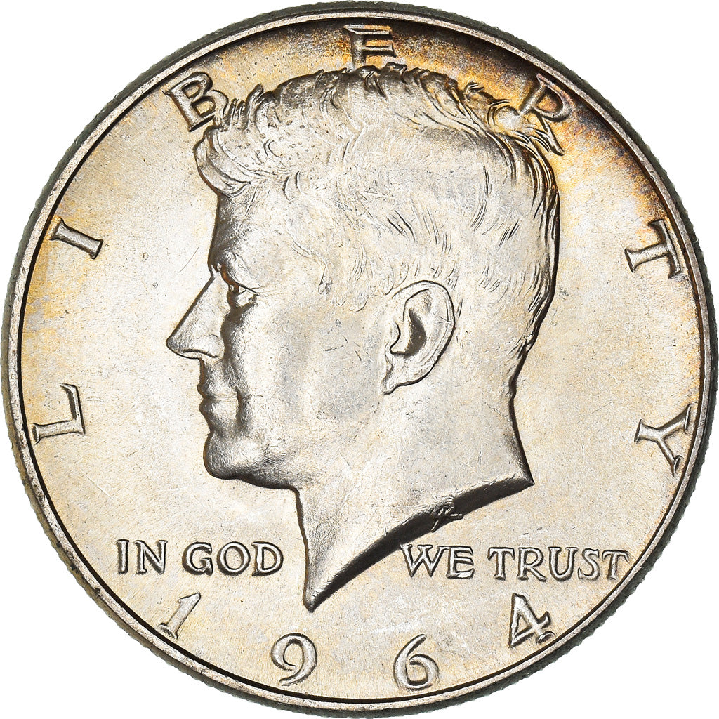 Monnaie, États-Unis, Kennedy Half Dollar, Half Dollar, 1964, Philadelphie, SPL