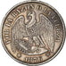 Moneda, Chile, Peso, 1876, Santiago, MBC+, Plata, KM:142.1