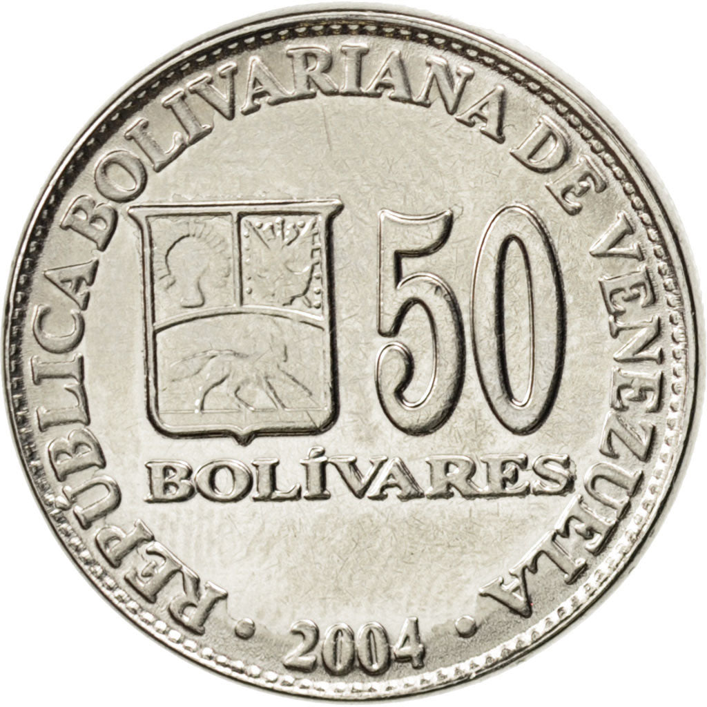 Venezuela, 50 Bolivares 2004, KM 82
