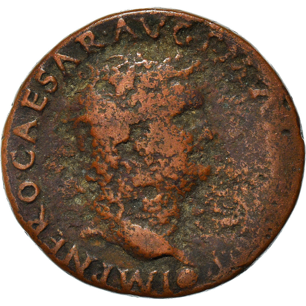 Coin, Nero, As, 64-67, Lyon - Lugdunum, VF(20-25), Copper, RIC:543