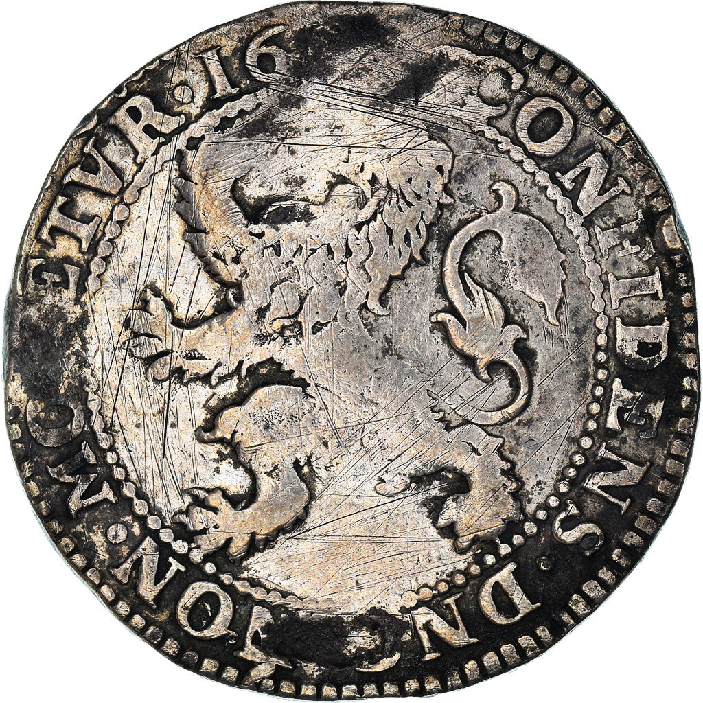 Coin, Netherlands, HOLLAND, Leeuwendaalder, 16[--], VF(20-25), Silver