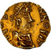 França, Triens, 620-640, Chalon-sur-Saône, Wintrio moneyer, Dourado