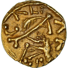 Coin, France, Triens, Autun, Imitation, AU(50-53), Gold, Belfort:--