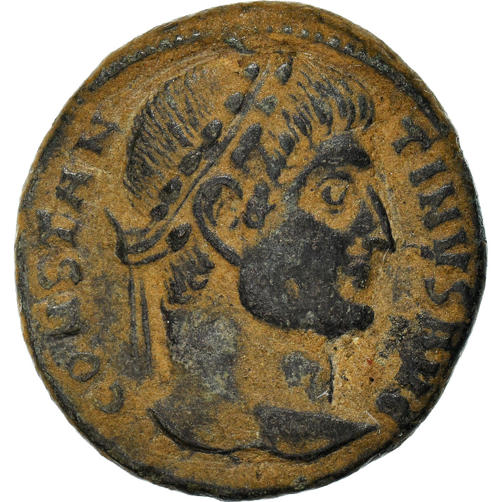 Coin, Constantine I, Follis, 320, Thessalonica, EF(40-45), Bronze, RIC:88