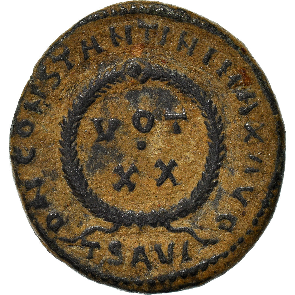 Coin, Constantine I, Follis, 320, Thessalonica, EF(40-45), Bronze, RIC:88
