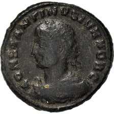Monnaie, Constantin II, Follis, 324, Thessalonique, TB+, Bronze, RIC:128