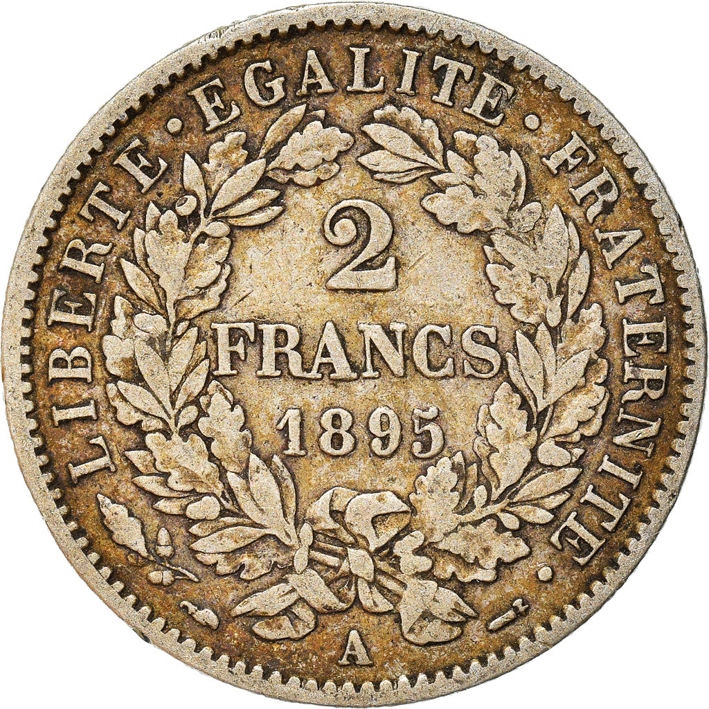 Münze, Frankreich, Cérès, 2 Francs, 1895, Paris, SS, Silber, KM:817.1