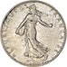 Moneda, Francia, Semeuse, 2 Francs, 1920, Paris, MBC+, Plata, KM:845.1