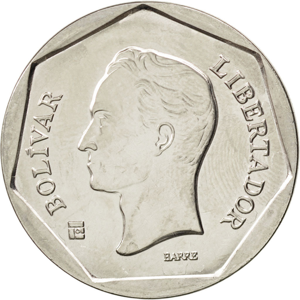 VENEZUELA, 500 Bolivares, 2004, Maracay, KM #94, MS(63), Nickel Plated Steel,...