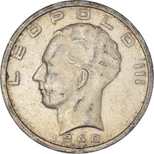 Coin, Belgium, 50 Francs, 50 Frank, 1940, AU(55-58), Silver, KM:122.1
