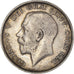 Moneda, Gran Bretaña, George V, 1/2 Crown, 1915, MBC, Plata, KM:818.1