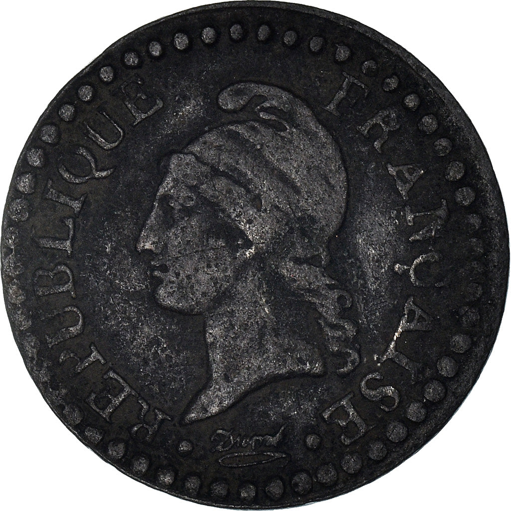 Coin, France, Dupré, Centime, AN 7, Paris, VF(20-25), Bronze, KM:646