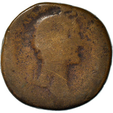 Coin, Antoninus Pius, Sestertius, 138-161, Rome, VG(8-10), Bronze