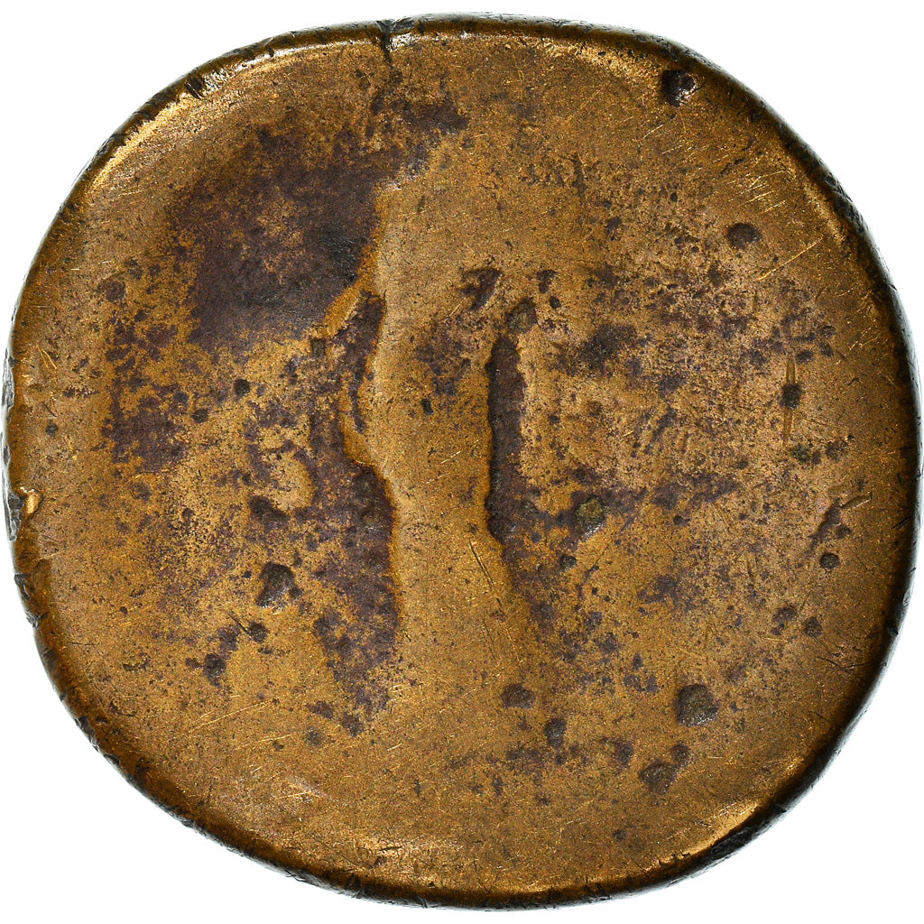 Coin, Antoninus Pius, Sestertius, 138-161, Rome, VG(8-10), Bronze