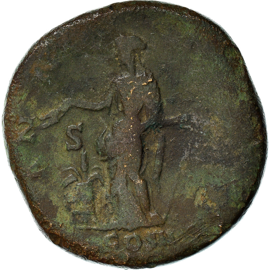Coin, Antoninus Pius, Sestertius, 147-148, Rome, VF(20-25), Bronze, RIC:840