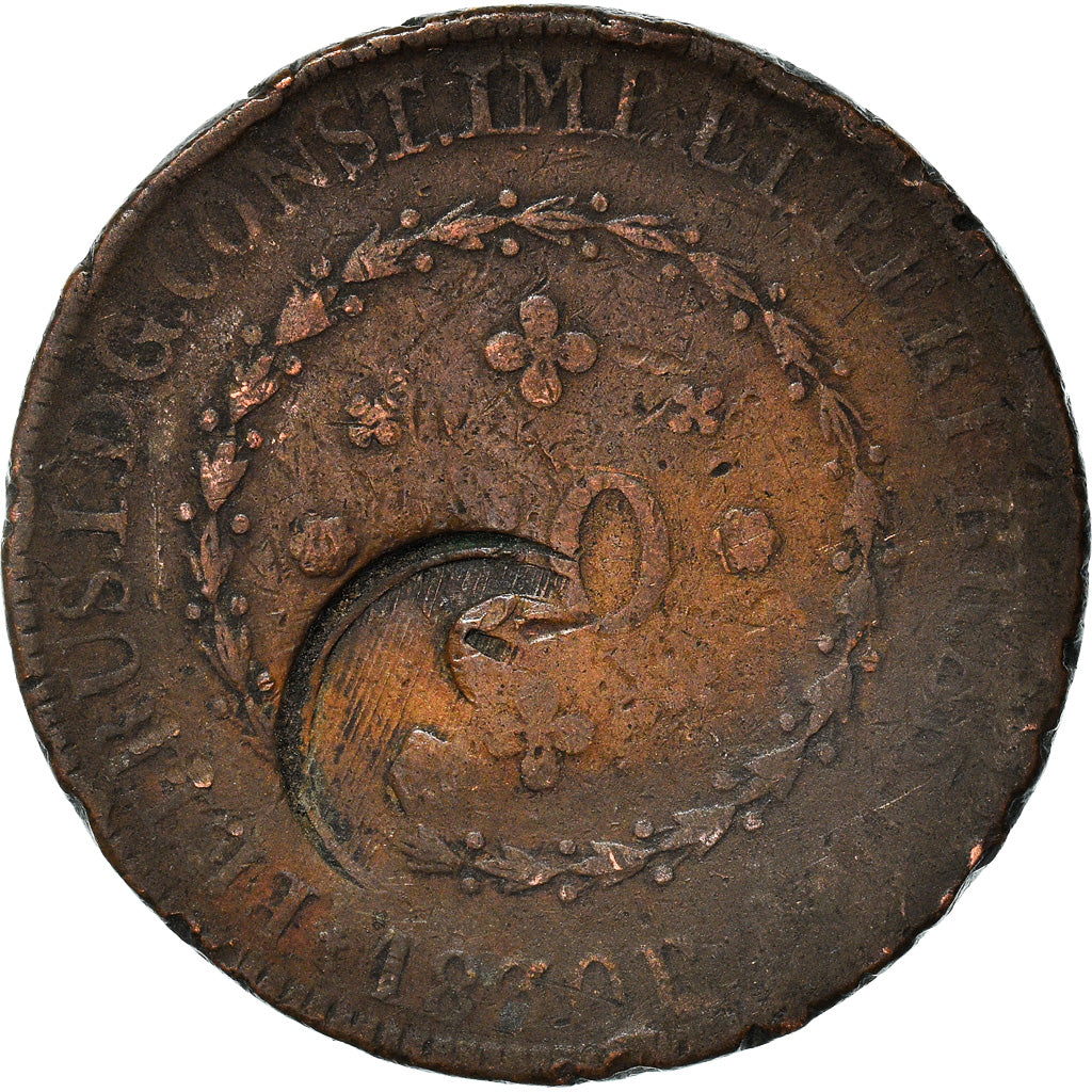 Coin, Brazil, 40 Reis, 1830, VF(20-25), Copper, KM:444