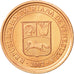 Coin, Venezuela, 5 Centimos, 2007, MS(63), Copper Plated Steel, KM:88