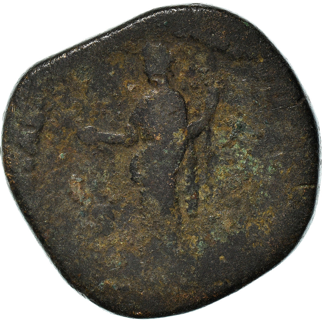 Coin, Marcus Aurelius, Sestertius, 161-180, Rome, VG(8-10), Bronze