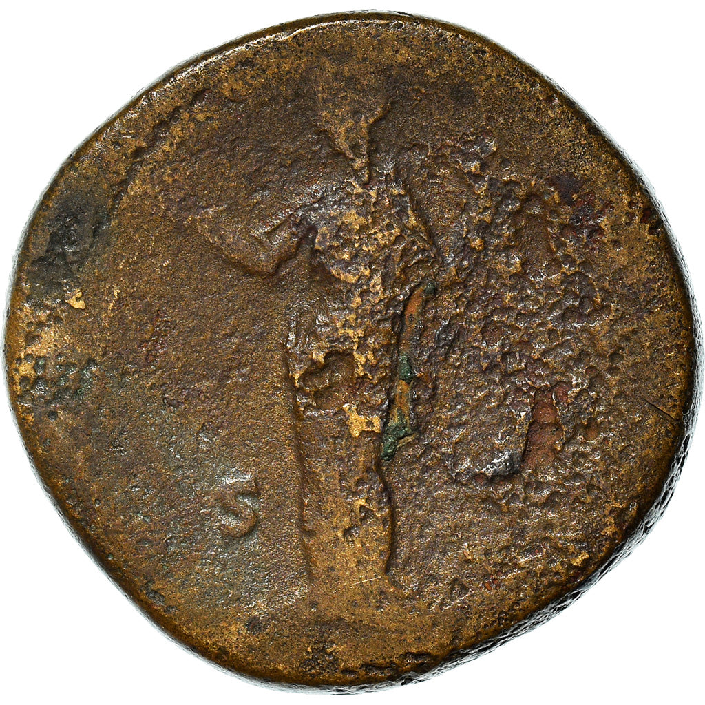Monnaie, Faustina II, Sesterce, 150-152, Rome, B+, Bronze, RIC:1387
