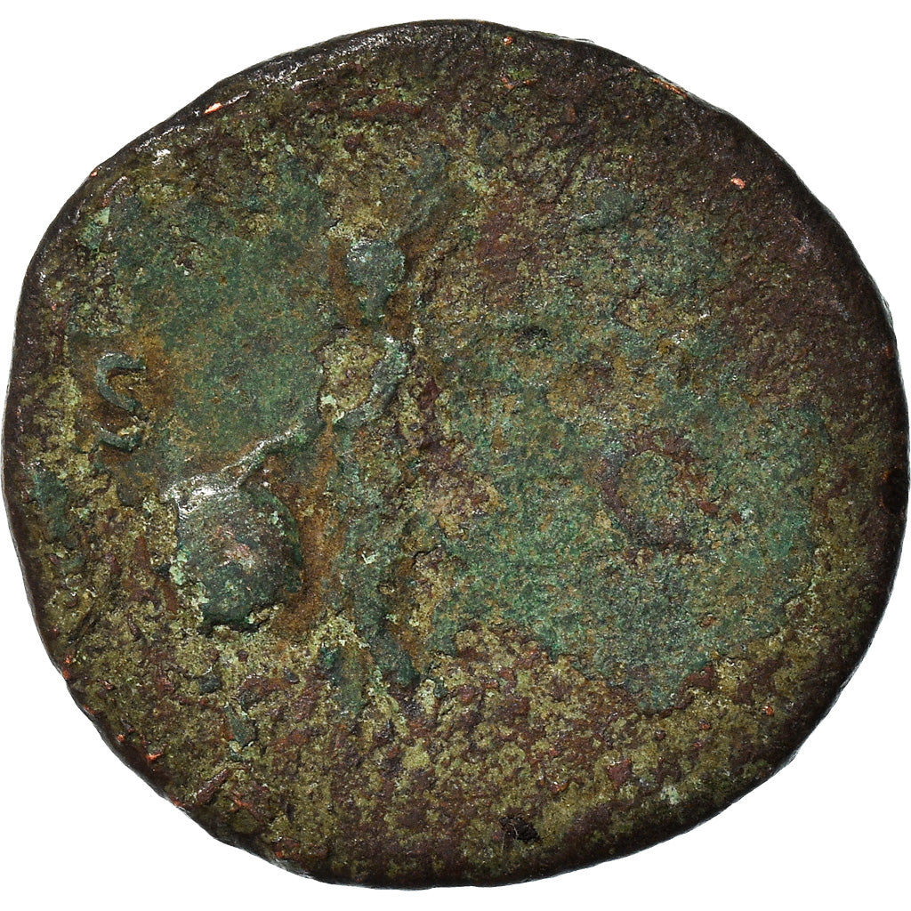Monnaie, Néron, As, 64-67, Lyon - Lugdunum, B+, Bronze, RIC:543