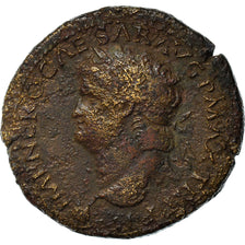 Coin, Nero, Dupondius, 66, Lyon - Lugdunum, VF(20-25), Bronze, RIC:525