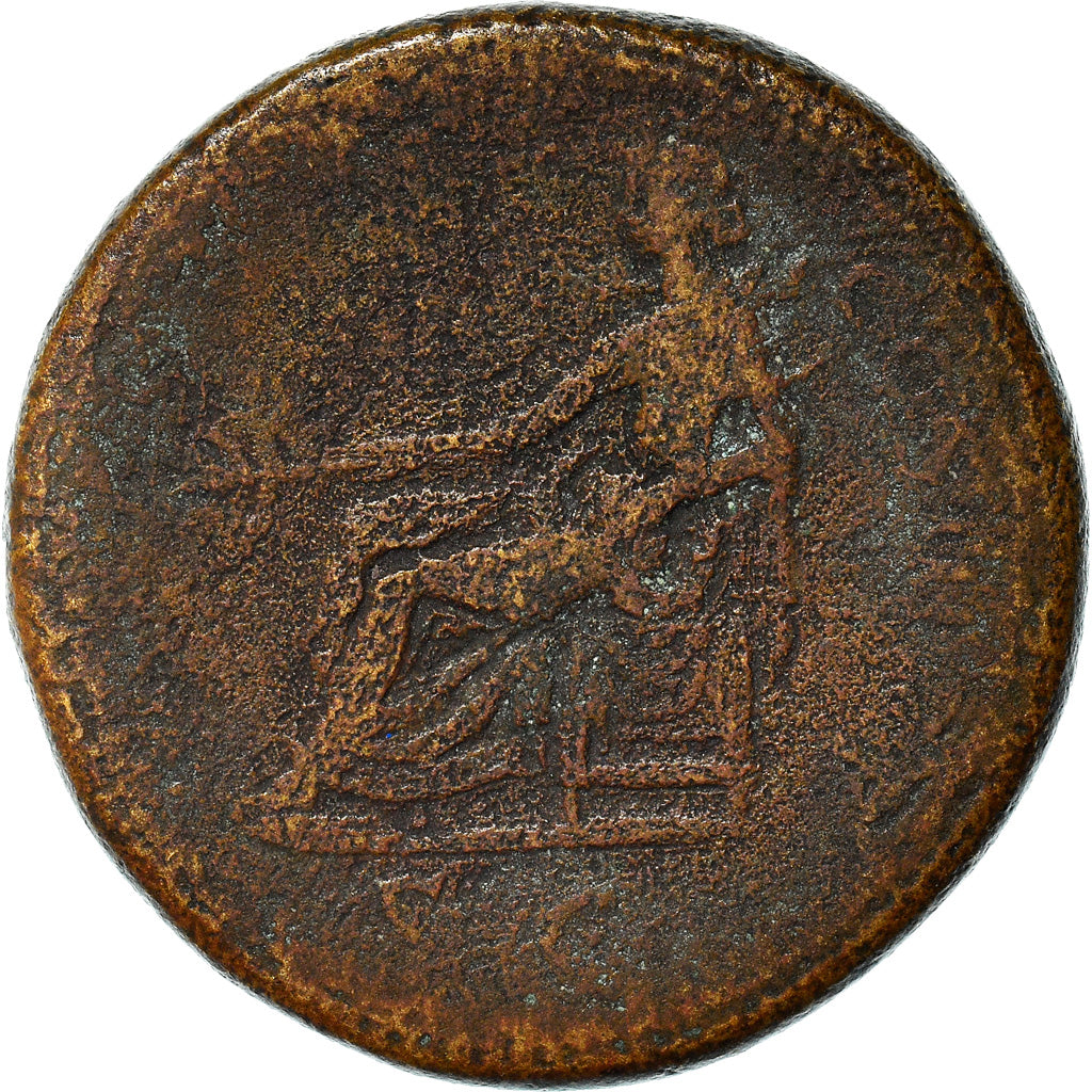 Coin, Trajan, Sestertius, AD 100, Rome, VF(20-25), Bronze, RIC:413
