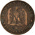Moneta, Francia, Napoleon III, 5 Centimes, 1853, Strasbourg, MB+, Bronzo