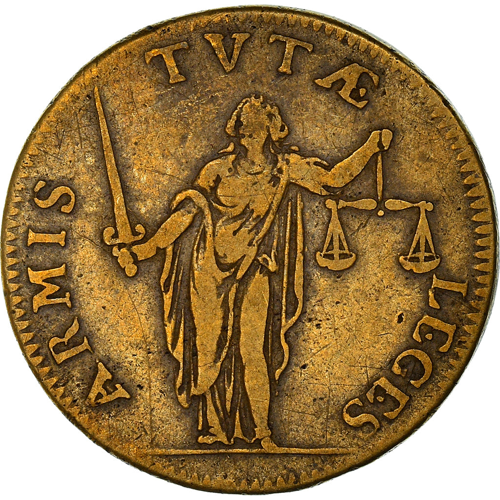 France, Token, Louis XIV, Réforme de la Justice, VF(30-35), Brass