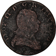 Monnaie, AUSTRIAN NETHERLANDS, Leopold II, 2 Liards, 2 Oorden, 1792, Bruxelles