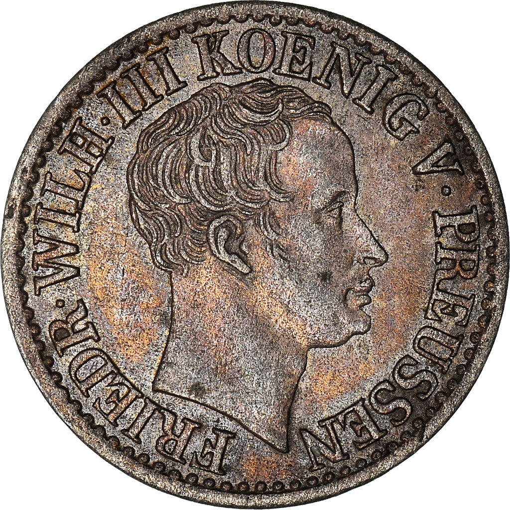 Coin, German States, PRUSSIA, Friedrich Wilhelm III, 1/2 Silber Groschen, 1826
